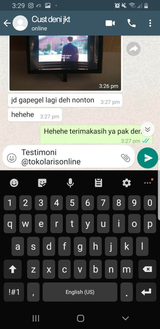 Testimoni Toko Laris